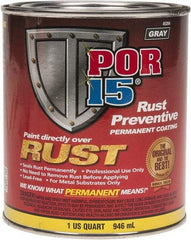 POR-15 - 1 Quart, Gray, Rust Preventative Paint - Comes in Can - Best Tool & Supply