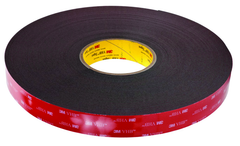 List 5952 1" x 36 yds VHB Acrylic Foam Tape - Black - Best Tool & Supply