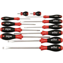 Wiha - 12 Piece Slotted, Phillips & Stubby Screwdriver Set - Best Tool & Supply