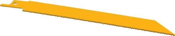 DeWALT - 6" Long, Bi-Metal Reciprocating Saw Blade - Straight Profile, 14 TPI, Toothed Edge, Universal Shank - Best Tool & Supply