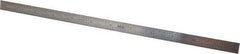 SPI - 12" Long, 1/64, 1/50, 1/32, 1/10" Graduation, Flexible Stainless Steel Rule - 3R Graduation Style, 1/2" Wide, Silver, Polished Finish - Best Tool & Supply