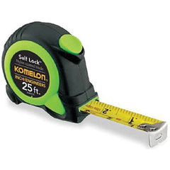 Komelon - 25' x 1" Yellow Blade Tape Measure - Best Tool & Supply