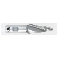 1/8 x 3/8 x 3/4 x 2-9/16 3 Fl HSS-CO Tapered Center Cutting End Mill -  Bright - Best Tool & Supply