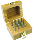 C-725 8Pc Set; 1/4" SH Dbl Cut - CBD - Burr - Best Tool & Supply