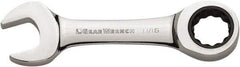 GearWrench - 7/16" 12 Point Combination Wrench - 4.016" OAL, Steel, Full Polish Finish - Best Tool & Supply