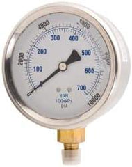 Value Collection - Hydraulic Pressure Gages & Adapters Type: Liquid-Filled Gauge Pressure Rating: 0 - 15000 - Best Tool & Supply