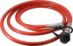 Value Collection - 1/4" Inside Diam x 3/8 NPT 10' Hydraulic Pump Hose - 10,000 psi, 59755199 Opposite End, Thermoplastic - Best Tool & Supply