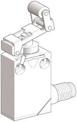 Telemecanique Sensors - SPDT, NC/NO, 240 VAC, 250 VDC, Screw Terminal, Roller Plunger Actuator, General Purpose Limit Switch - 1, 2, 6, 12, 13, 4X, 6P NEMA Rating, IP66, IP67, IP68 IPR Rating - Best Tool & Supply