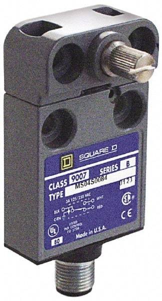 Square D - SPDT, NC/NO, Multiple VDC Levels, 4 Pin AC Micro Connector Terminal, Rotary Spring Return Actuator, General Purpose Limit Switch - 1, 2, 4, 6, 6P NEMA Rating, IP67 IPR Rating - Best Tool & Supply