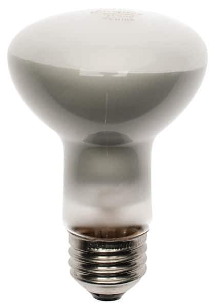 Philips - 45 Watt Incandescent Flood/Spot Medium Screw Lamp - 2,700°K Color Temp, 380 Lumens, 130 Volts, Dimmable, R20, 2,000 hr Avg Life - Best Tool & Supply