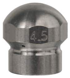 Value Collection - 4,200 psi Fixed, Sewer Pressure Washer Nozzle - 5.5mm Orifice Diam, 1/4" Thread - Best Tool & Supply