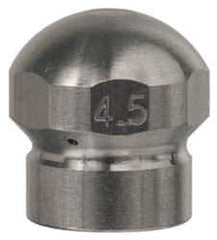 Value Collection - 4,200 psi Fixed, Sewer Pressure Washer Nozzle - 7.5mm Orifice Diam, 1/4" Thread - Best Tool & Supply