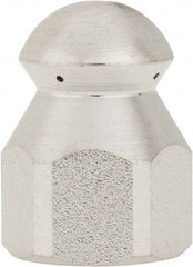 Value Collection - 4,200 psi Fixed, Sewer Pressure Washer Nozzle - 6mm Orifice Diam, 1/4" Thread - Best Tool & Supply