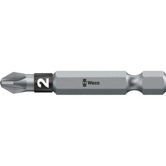 Wera - #2 Pozidriv Screwdriver Bit - 2" OAL - Best Tool & Supply