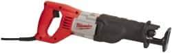 Milwaukee Tool - 3,000 Strokes per Minute, 1-1/8 Inch Stroke Length, Electric Reciprocating Saw - 120 Volts, 12 Amps - Best Tool & Supply