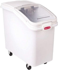 Rubbermaid - Rectangular, White Polypropylene Food Bin - 28" High x 15-1/2" Wide x 29-1/2" Long - Best Tool & Supply