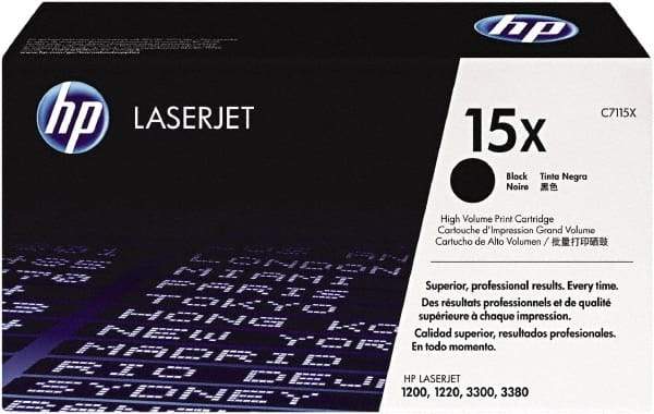 Hewlett-Packard - Black Toner Cartridge - Use with HP LaserJet 1200, 1220, 3300mfp, 3310, 3320, 3330mfp, 3380 All-in-One - Best Tool & Supply