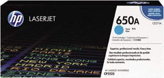 Hewlett-Packard - Cyan Toner Cartridge - Use with HP Color LaserJet Enterprise CP5525, M750 - Best Tool & Supply