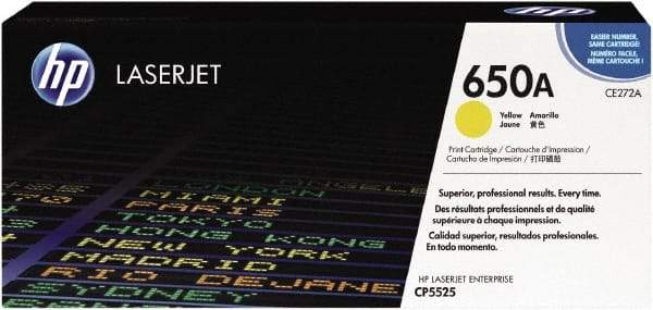 Hewlett-Packard - Yellow Toner Cartridge - Use with HP Color LaserJet Enterprise CP5525, M750 - Best Tool & Supply