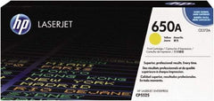 Hewlett-Packard - Yellow Toner Cartridge - Use with HP Color LaserJet Enterprise CP5525, M750 - Best Tool & Supply