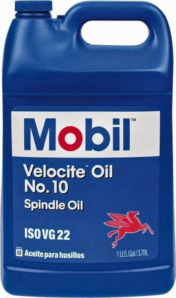 Mobil - 1 Gal Container Mineral Spindle Oil - ISO 22, 22 cSt at 40°C & 4 cSt at 100°C - Best Tool & Supply