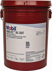 Mobil - 5 Gal Pail Mineral Circulating Oil - SAE 10, ISO 32, 31 cSt at 40°C & 5.5 cSt at 100°F - Best Tool & Supply