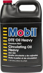 Mobil - 1 Gal Container Mineral Circulating Oil - SAE 30, ISO 100, 95.1 cSt at 40°C & 10.9 cSt at 100°F - Best Tool & Supply