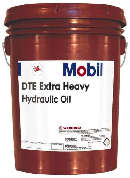 Mobil - 5 Gal Pail Mineral Circulating Oil - SAE 40, ISO 150, 146 cSt at 40°C & 14.4 cSt at 100°F - Best Tool & Supply