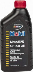 Mobil - Bottle, ISO 46, Air Tool Oil - 46 Viscosity (cSt) at 40°C, 7.3 Viscosity (cSt) at 100°C, Series Almo 525 - Best Tool & Supply