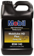 Mobil - 2.5 Gal Bottle, Gear Oil - 14.8 St Viscosity at 100°C, 141 St Viscosity at 40°C - Best Tool & Supply