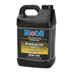 Mobil - 2.5 Gal Bottle, Gear Oil - 26.6 St Viscosity at 100°C, 260 St Viscosity at 40°C - Best Tool & Supply