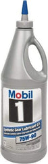 Mobil - 0.25 Gal Bottle, Synthetic Gear Oil - 120 St Viscosity at 40°C, 15.9 St Viscosity at 100°C - Best Tool & Supply