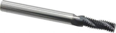 Scientific Cutting Tools - 5/16-24 UNF, 0.235" Cutting Diam, 3 Flute, Solid Carbide Helical Flute Thread Mill - Internal/External Thread, 0.684" LOC, 2-1/2" OAL, 1/4" Shank Diam - Best Tool & Supply