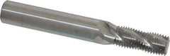 Scientific Cutting Tools - 9/16-18 UNF, 0.45" Cutting Diam, 4 Flute, Solid Carbide Helical Flute Thread Mill - Internal/External Thread, 1.078" LOC, 3-1/2" OAL, 1/2" Shank Diam - Best Tool & Supply