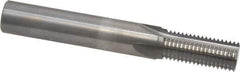 Scientific Cutting Tools - M14x1.50 Thread, 1/2" Shank Diam, Bright Coating, Solid Carbide Straight Flute Thread Mill - 4 Flutes, 3-1/2" OAL, M14 Min Noml Diamter - Best Tool & Supply