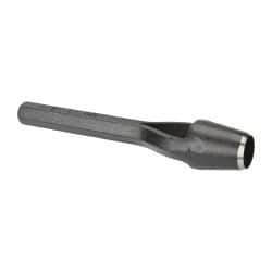 Value Collection - 9/16" Arch Punch - 4-7/8" OAL, Steel - Best Tool & Supply