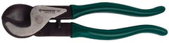 Greenlee - 9-1/4" OAL, 1 AWG Capacity, Cable Cutter - Plastic Coated Handle - Best Tool & Supply