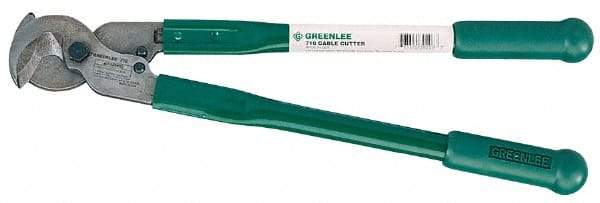 Greenlee - 18" OAL, 350 MCM Capacity, Cable Cutter - Rubber Handle - Best Tool & Supply