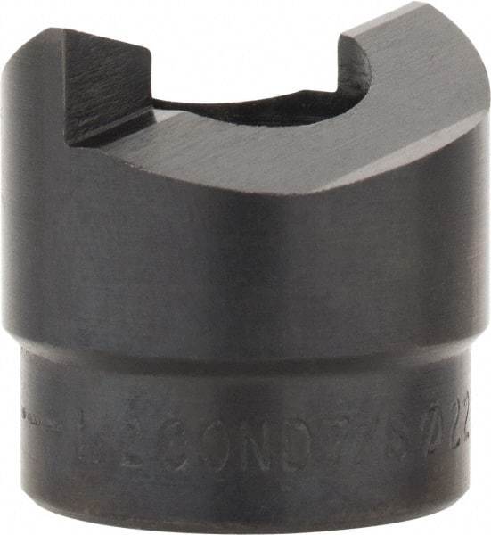 Greenlee - 1/2" Conduit Round Punch - 7/8" Hole Diam - Best Tool & Supply