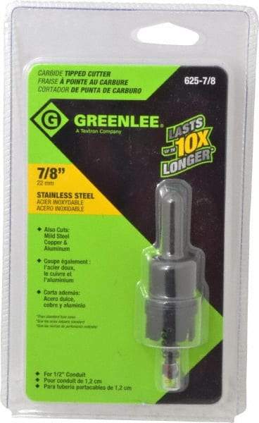 Greenlee - 7/8" Diam, Hole Saw - Best Tool & Supply