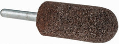 Grier Abrasives - 7/8 x 2" Head Diam x Thickness, A11, Pointed Tree, Aluminum Oxide Mounted Point - Best Tool & Supply