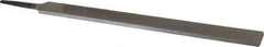 Value Collection - 12" Long, Second Cut, Hand American-Pattern File - Double Cut, 9/32" Overall Thickness, Tang - Best Tool & Supply