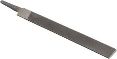 Value Collection - 6" Long, Second Cut, Knife American-Pattern File - Double Cut, 5/32" Overall Thickness, Tang - Best Tool & Supply