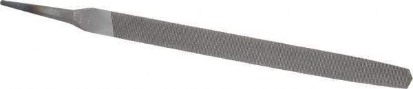 Value Collection - 8" Long, Second Cut, Triangle American-Pattern File - Double Cut, Tang - Best Tool & Supply