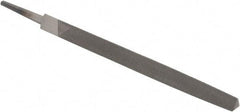 Value Collection - 6" Long, Smooth Cut, Triangle American-Pattern File - Double Cut, Tang - Best Tool & Supply