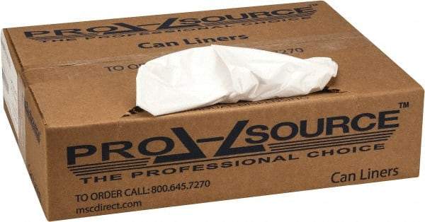 PRO-SOURCE - 0.7 mil Thick, Heavy-Duty Trash Bags - 24" Wide x 31" High, White - Best Tool & Supply