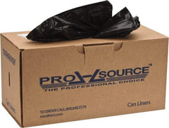 PRO-SOURCE - 0.9 mil Thick, Heavy-Duty Trash Bags - 32-1/2" Wide x 40" High, Black - Best Tool & Supply