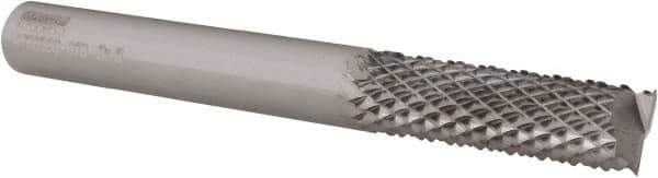 Seco - 8mm Diam, End Mill End, Solid Carbide Diamond Pattern Router Bit - Right Hand Cut, 2-61/64" OAL, Use on Composites - Best Tool & Supply