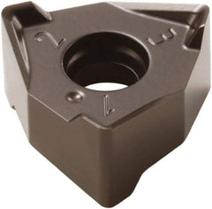 Seco - XNEX080608 M08 Grade T350M Carbide Milling Insert - TiCN/Al2O3 Finish, 1/4" Thick, 0.491" Inscribed Circle - Best Tool & Supply