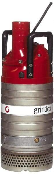 Grindex - 4-2/5 hp, 460 Amp Rating, 460 Volts, Nonautomatic Operation, Dewatering Pump - 3 Phase, Aluminum Housing - Best Tool & Supply